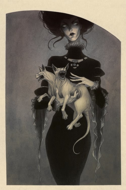 As sombrias e surreais ilustrações de terror de Lenka Simeckova Lenka Simeckova deviantart ilustrações sombrias terror surreal