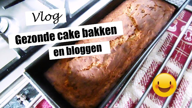Gezonde cake bakken en bloggen video