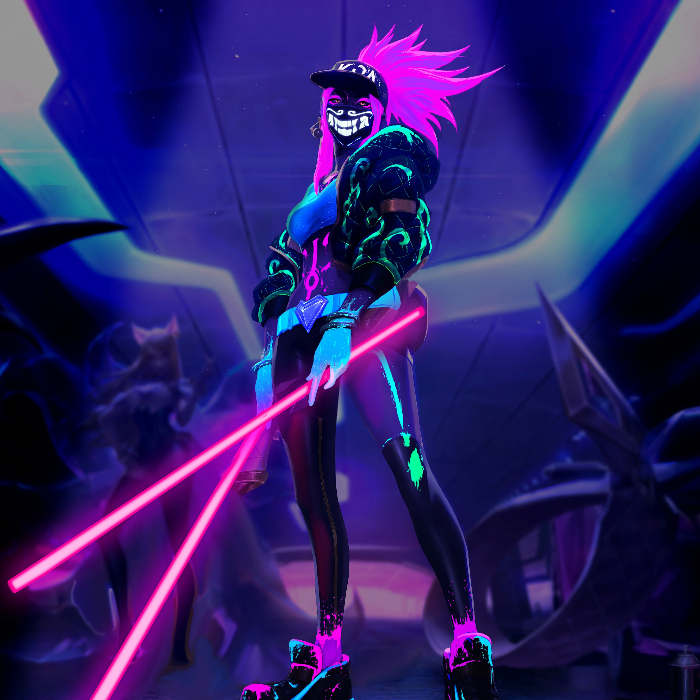 K/DA, Akali, LoL, 8K, 7680x4320, #15 Wallpaper PC Desktop
