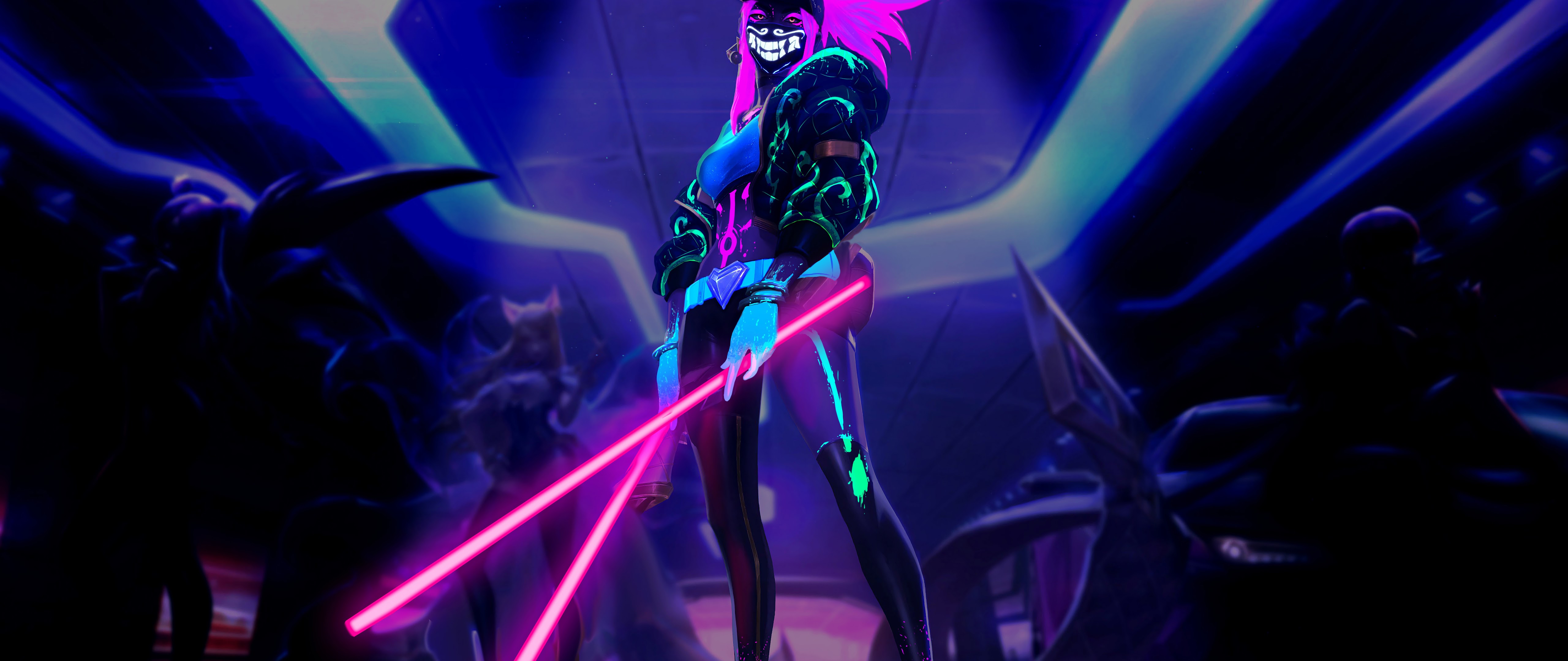 K/DA, Akali, LoL, 8K, 7680x4320, #15 Wallpaper PC Desktop