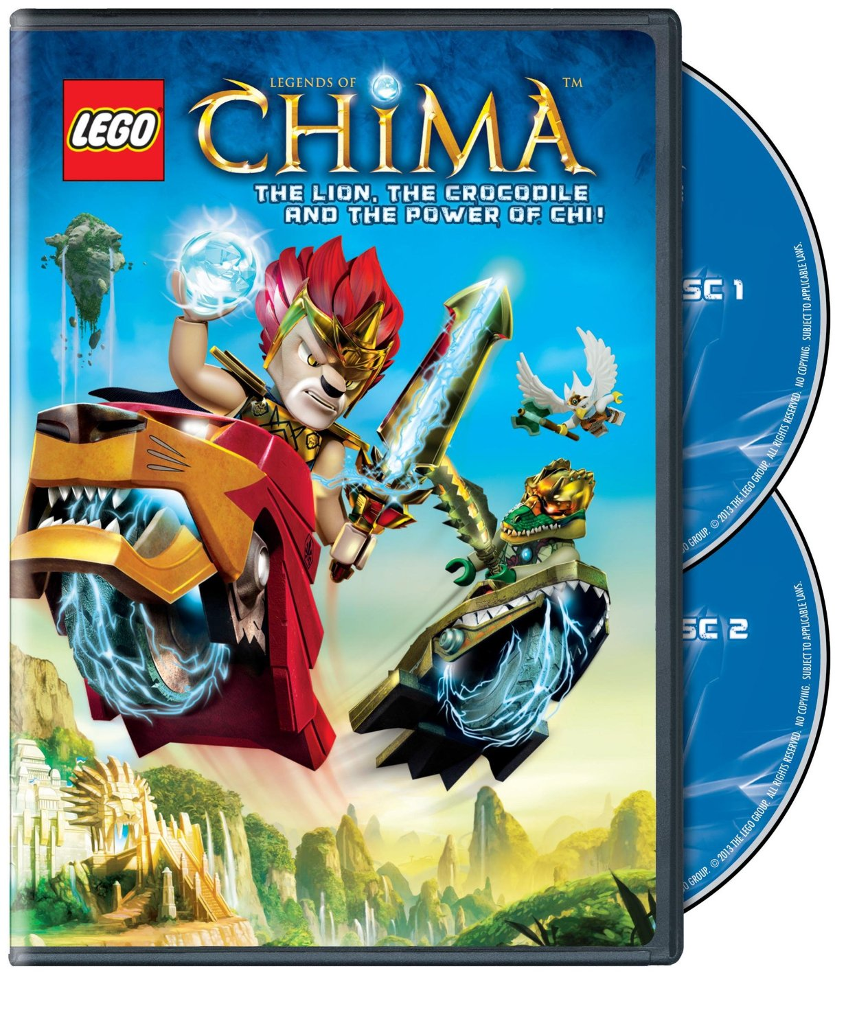 by Savannah: Available on DVD -- LEGO® LEGENDS OF CHIMA: THE LION, THE CROCODILE AND THE POWER OF THE CHI SEASON 1 PART 1 (Review)