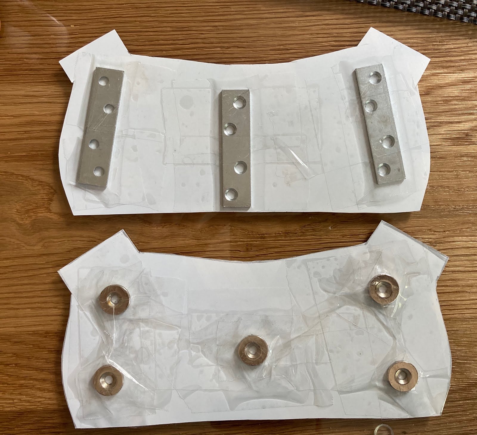 Prototype clamp for holding layers together before first sew