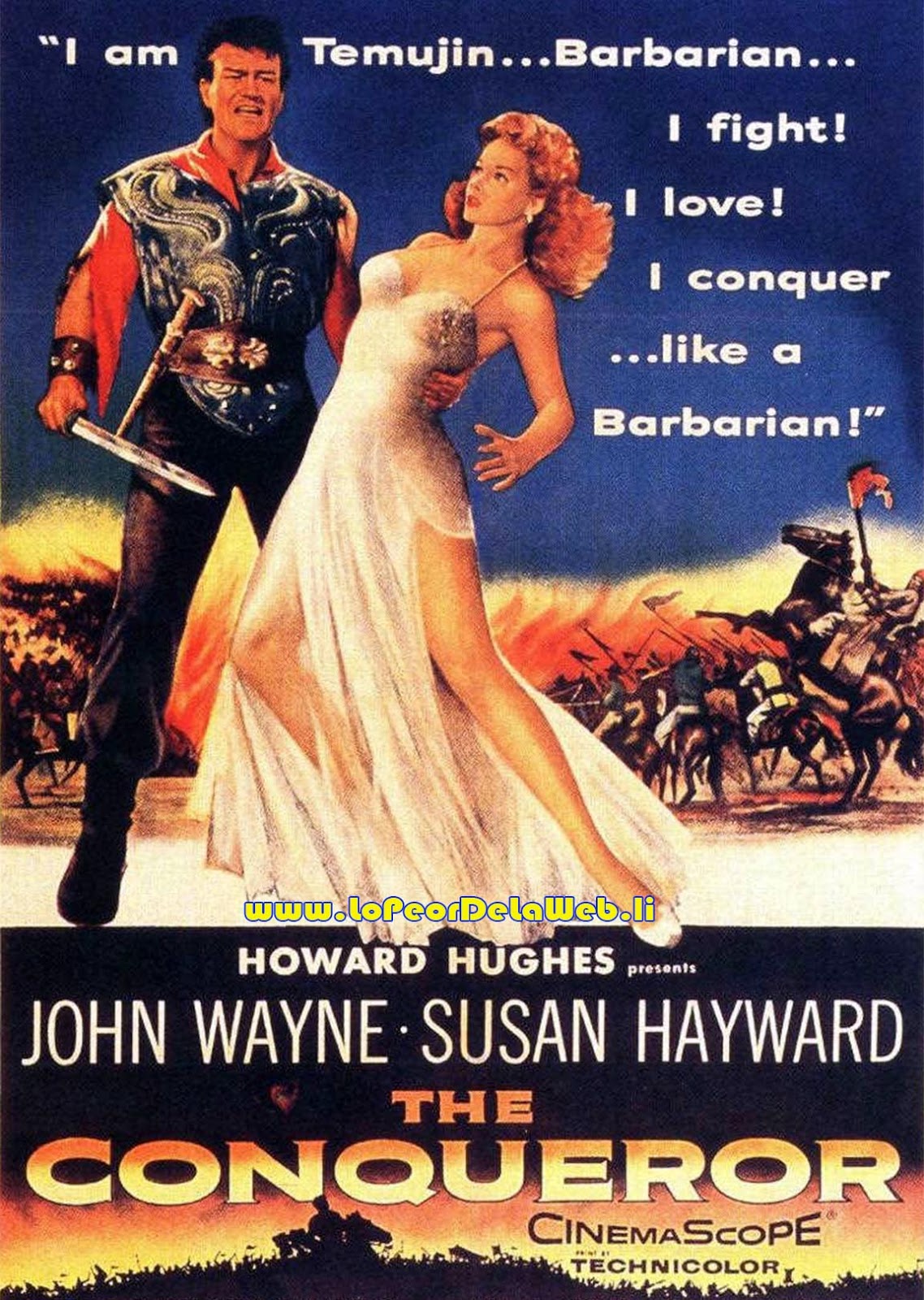 El Conquistador (1956 - J. Wayne - S. Hayward - L.Van Cleef)