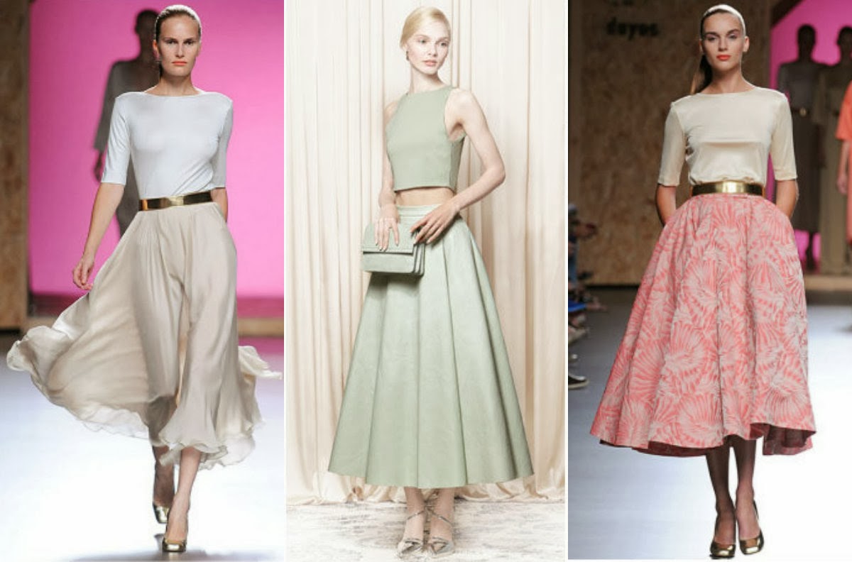 Spring Trend TeaLength Skirts Simple Stylings
