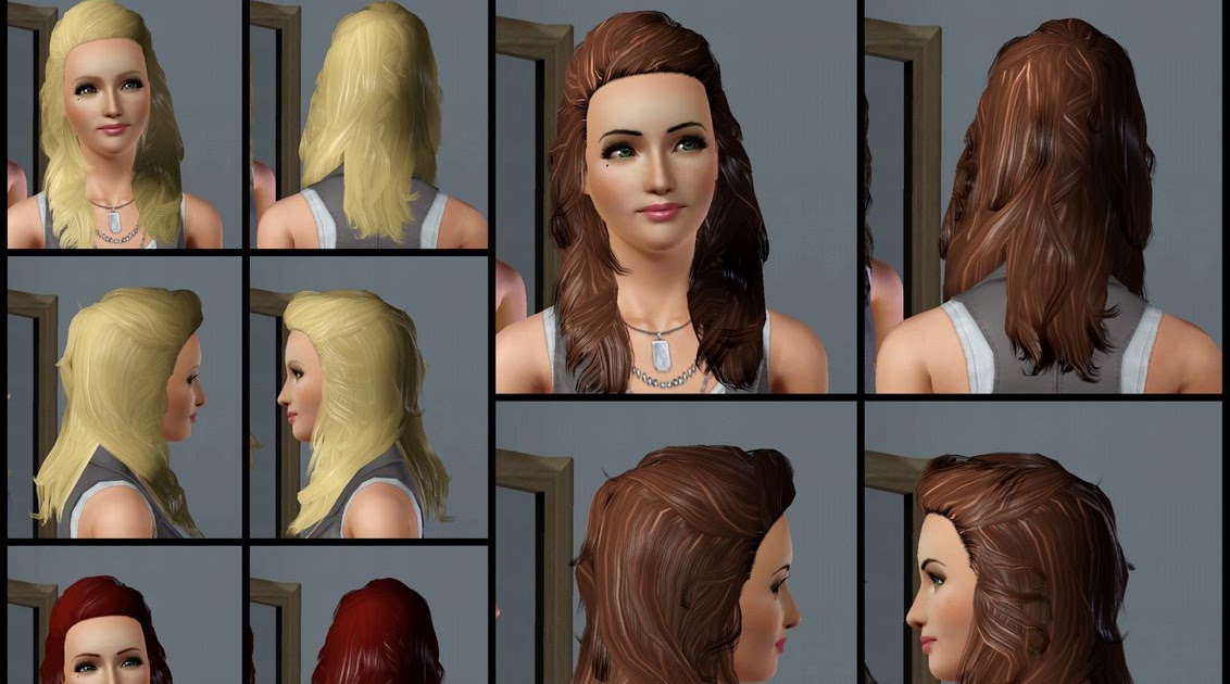 The Sims 3 Store Hair Showroom Long And Luxurious
