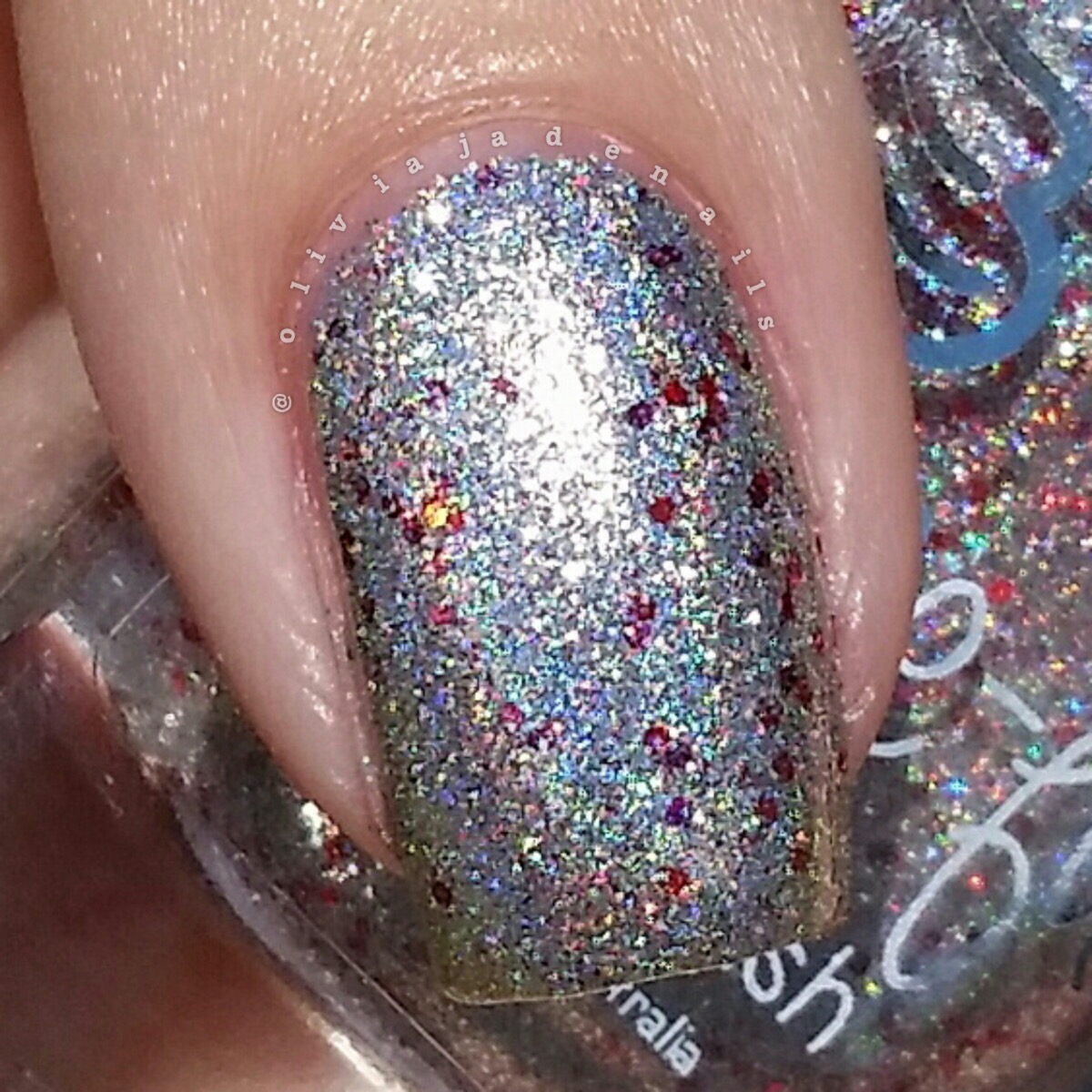 Grace-full Nail Polish Osiris Rose swatched by Olivia Jade Nails