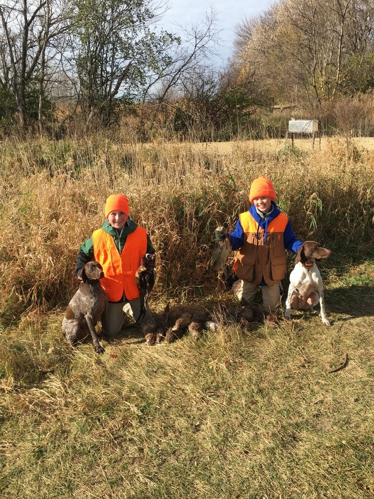 Illinois Pheasant Hunting With GSP's