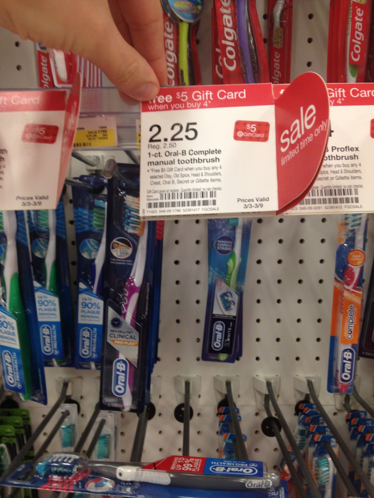 Daddy aves The Bank FREE Oral B Toothbrushes at Target
