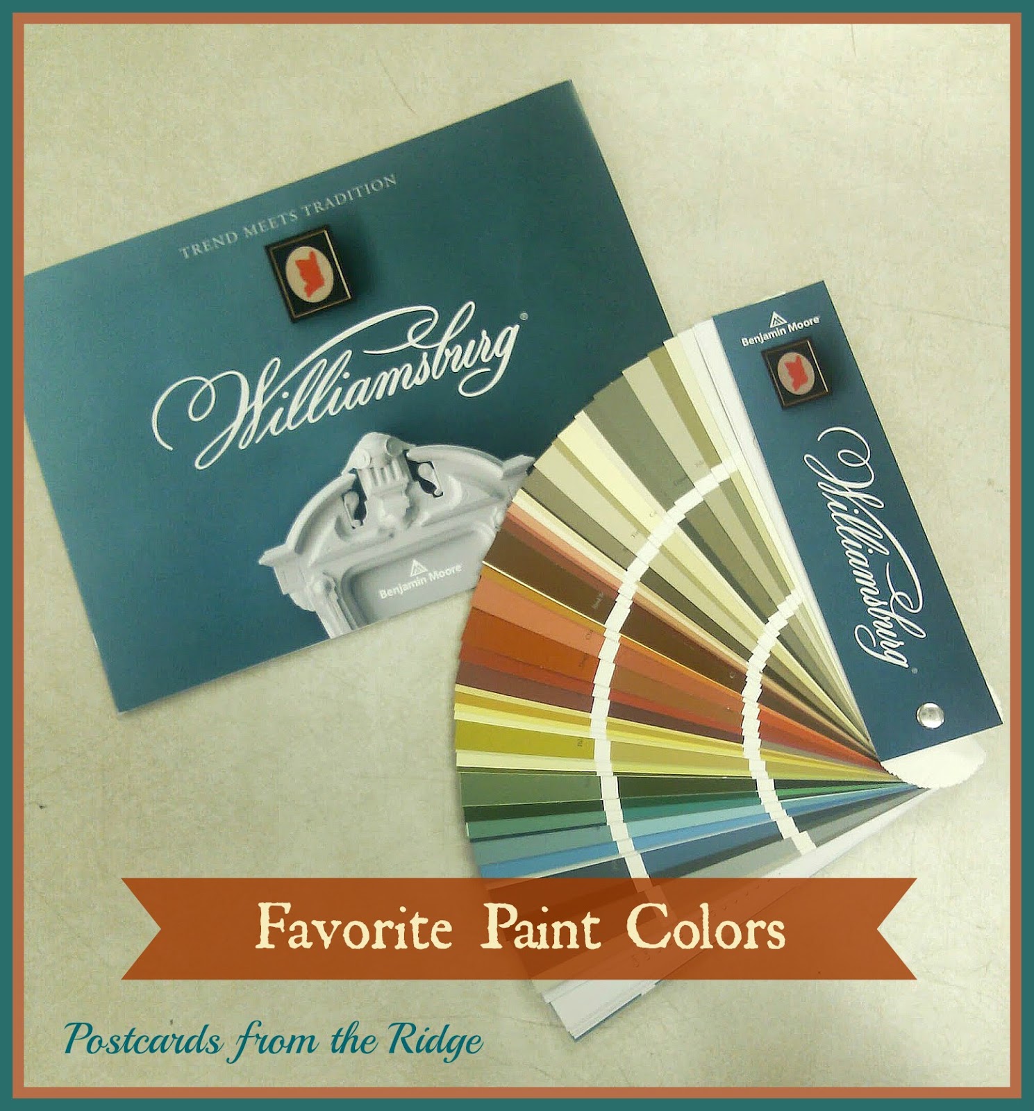 Williamsburg Paint Color Chart