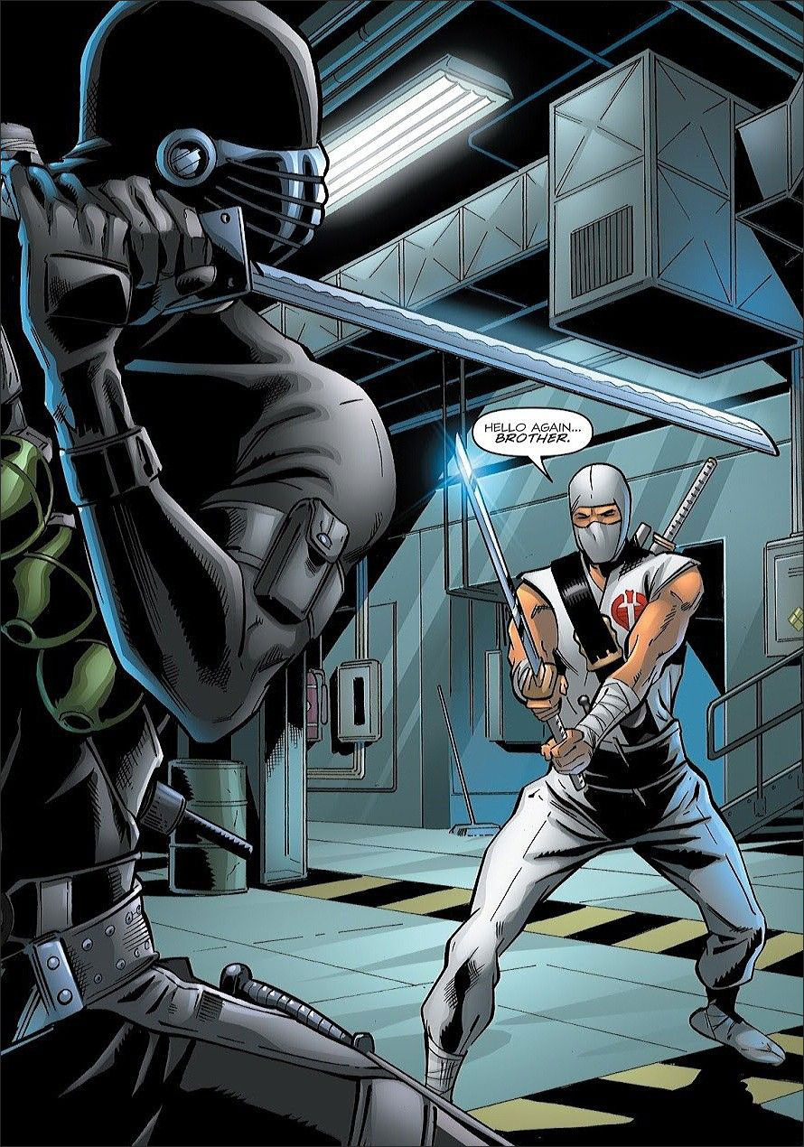 Snake Eyes - GI Joe Marvel comics - Larry Hama - Ninja -Character profile 