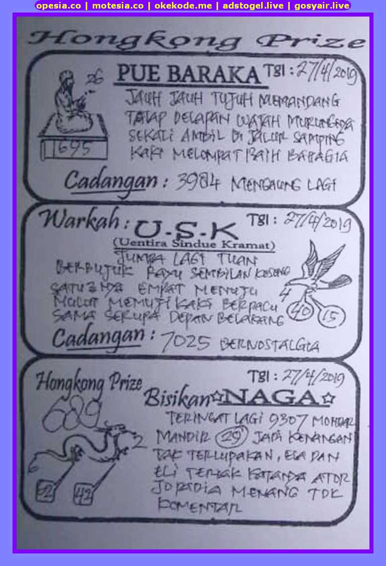 Kode Syair Hk Sabtu 27 April 2019 Kode Syair Sgp Hk Sd Motesia