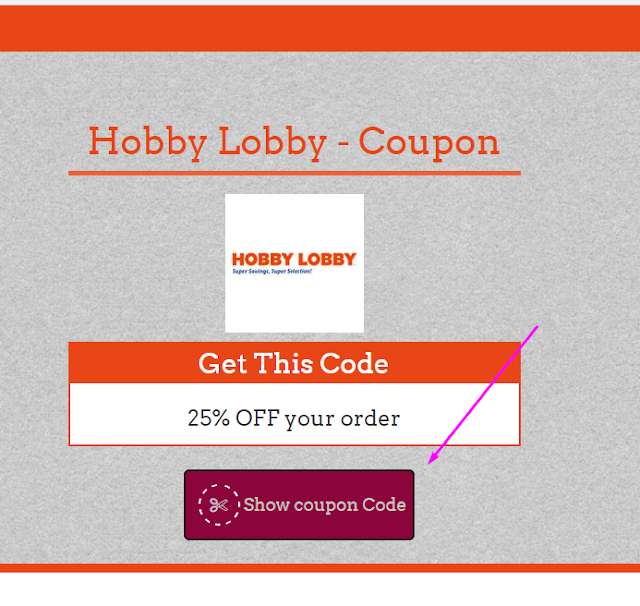 Hobby Lobby 35% Coupon Code May 2017