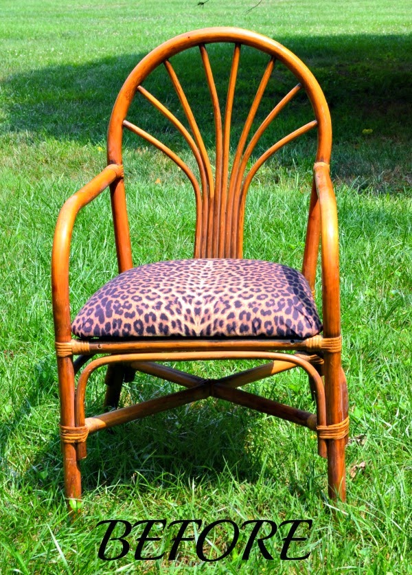 All About Painting Vintage Rattan
