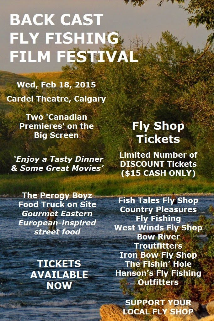 Bow River Shuttles Fly Shop Tix Back Cast Fly Fishing Film Festival
