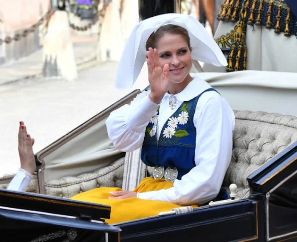 King Carl Gustaf and Queen Silvia, Crown Princess Victoria, Prince Daniel and Princess Estelle, Princess Madeleine, Prince Carl Philip and Princess Sofia Hellqvist   attends the Swedish National Day Celebrations 2016