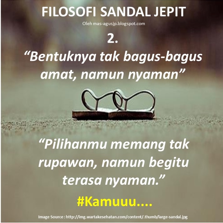 7 Filosofi Sandal Jepit Tentang Pilihan Cintamu Pos Berita Gambar