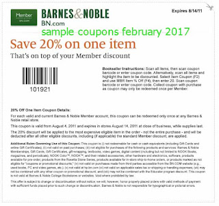 Barnes and Noble coupons february 2017 Barnes and Noble coupons february 2017