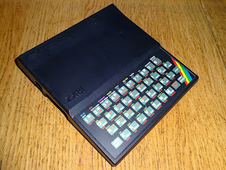 ZX81 with keyboard overlay
