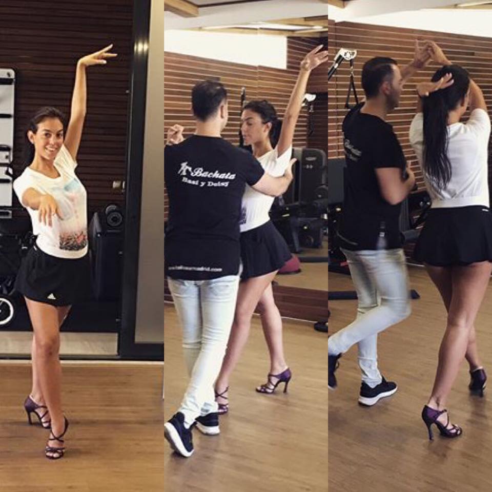 صور.. صديقة رونالدو تستعد لإنجاب طفلها بدروس الرقص 