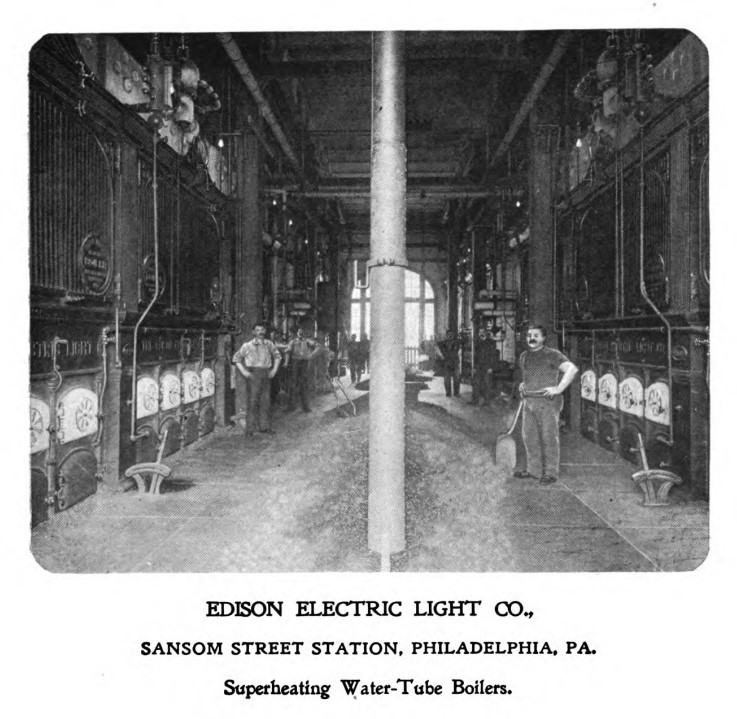 Philly & Stuff Edison Electric Light 904910 Sansom Street 1905