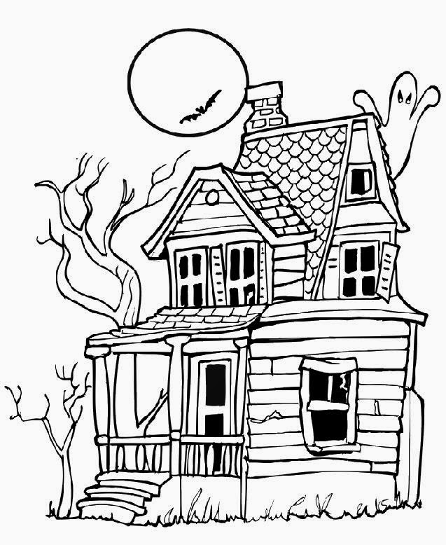 halloween ghost coloring pages to print