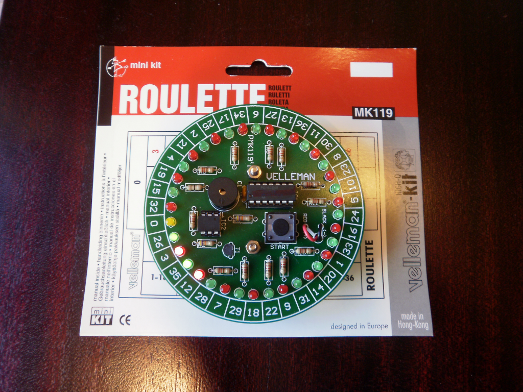 Bloguetrónica Kit Velleman MK119 Roleta