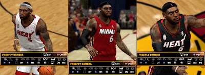 NBA 2K13 LeBron James Real Cyber Face Patches NBA2K