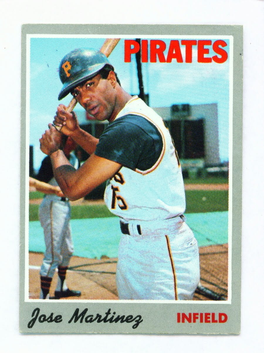 Jose Martinez 1970 baseball card
