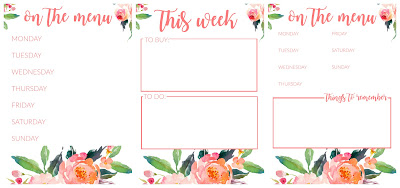 Free Weekly Meal Plan Template and To Do List Printables  