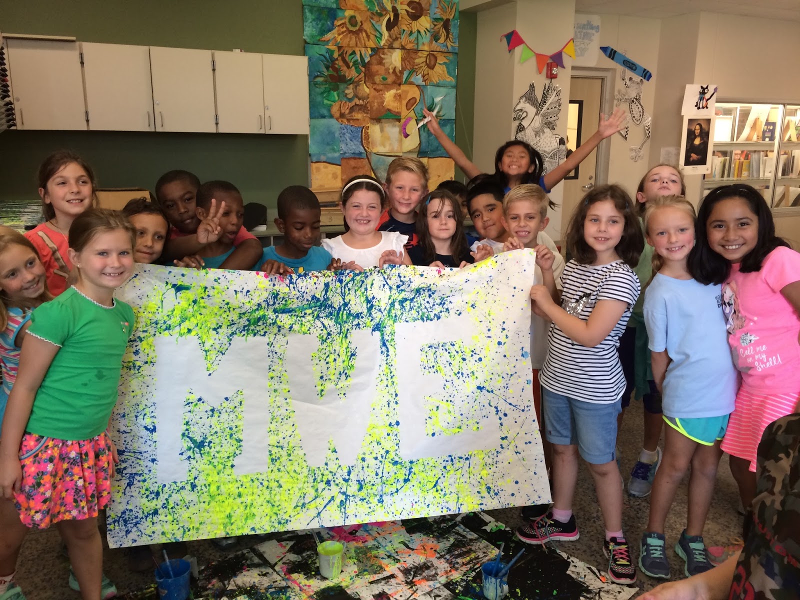 smART Class: Splatter Paint Innitials