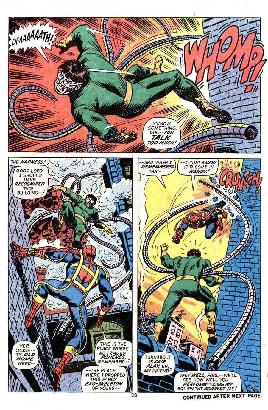 Amazing Spider-Man v1 #113 marvel comic book page art by Jim Starlin Amazing Spider-Man v1 #113 marvel comic book page art by Jim Starlin