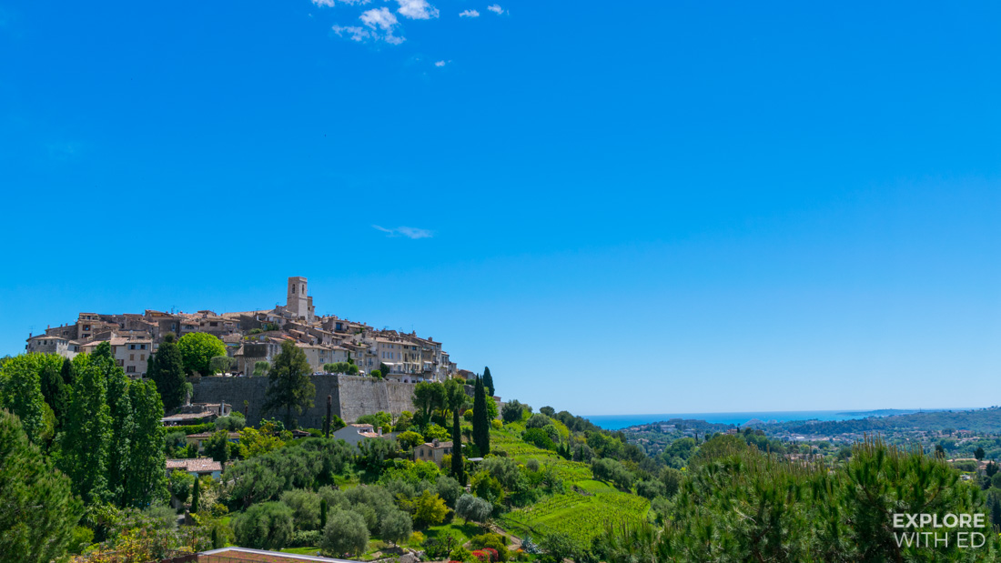 Hilltop village in Southern France