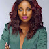 Seyi Shay reacts after she slipped on stage while performing at AFRIMA 2017