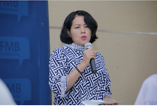 ibu r niken widiastuti selaku direktur jenderal informasi dan komunikasi publik kementerian komunikasi dan informasi dalam acara diskusi tarif khusus pph umkm nurul sufitri