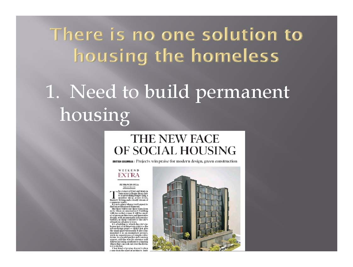 Michael Geller's Blog A 2013 Christmas Present for Vancouver's Homeless