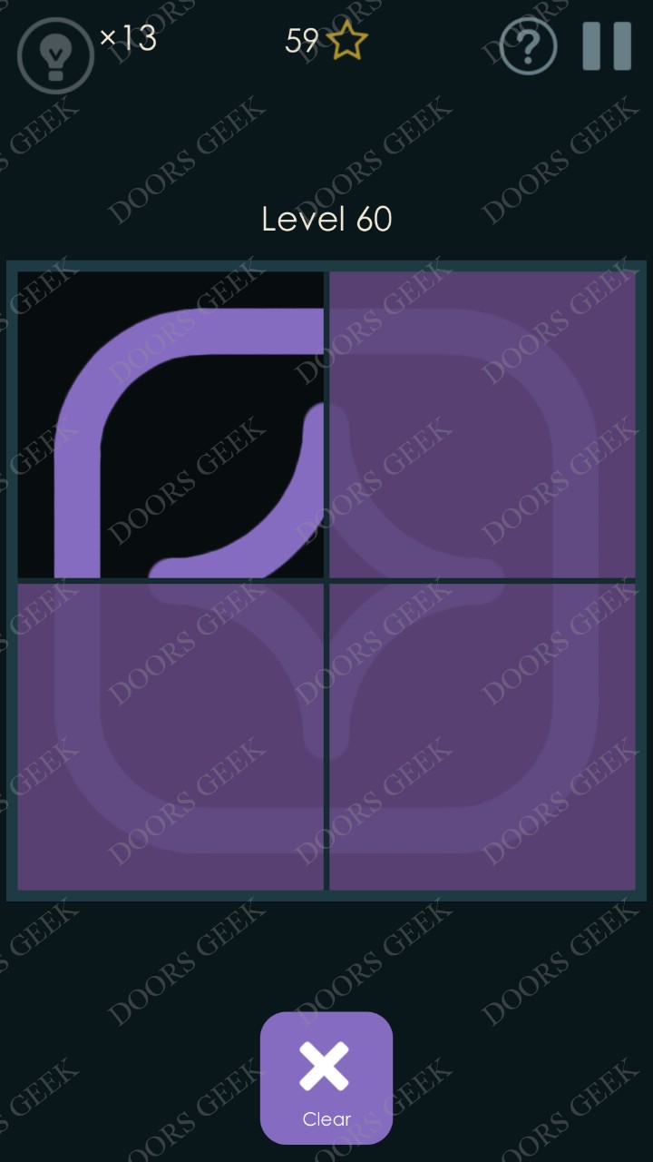 Symmetry Drawing Puzzles Level 60 Doors Geek