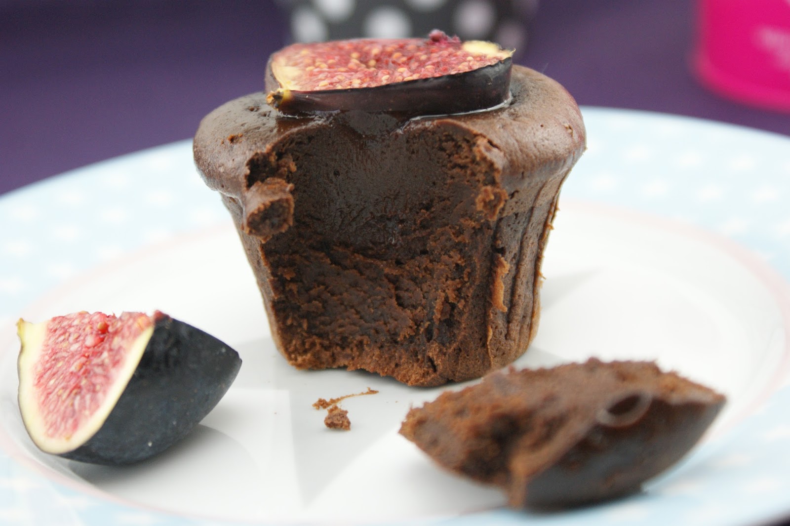 Afternoon Tea: Fondants au chocolat, à la figue et à la fève tonka