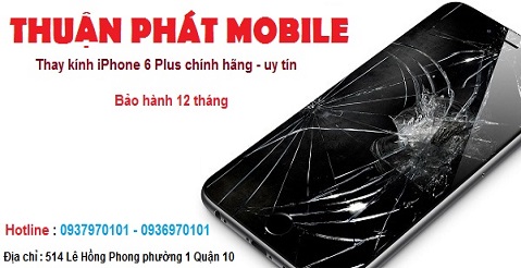 nơi thay m&agrave;n h&igrave;nh iPhone 6 Plus
