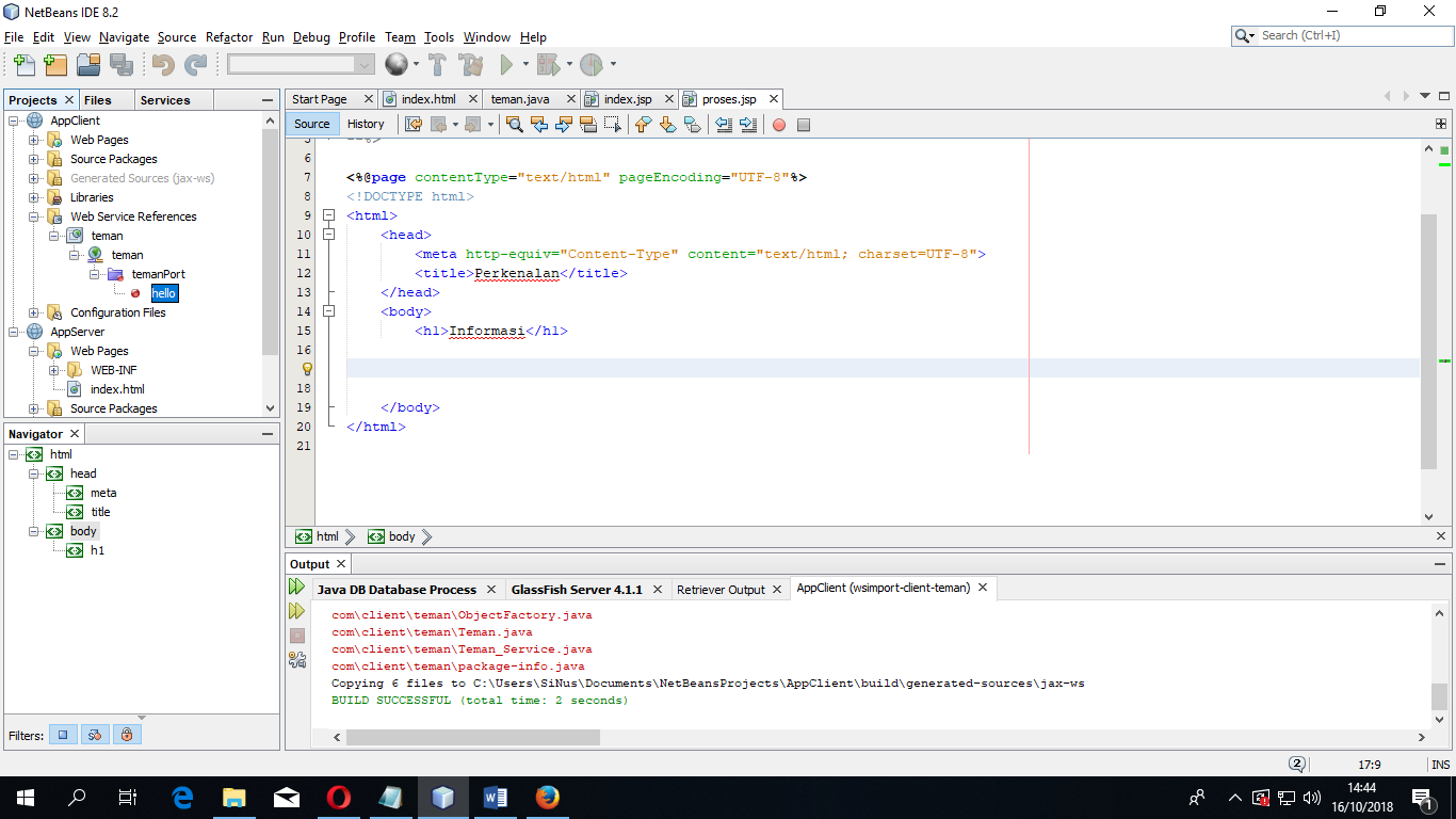 Vol.4 Tutorial Netbeans  Service Client Dengan JAXWS dalam 2