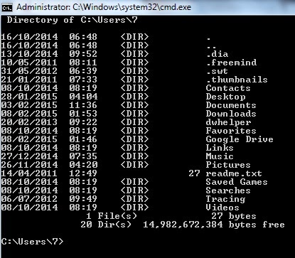 DT228 Mark Twomey Portfolio: Operating Systems 1 Lab 2 – DOS Commands