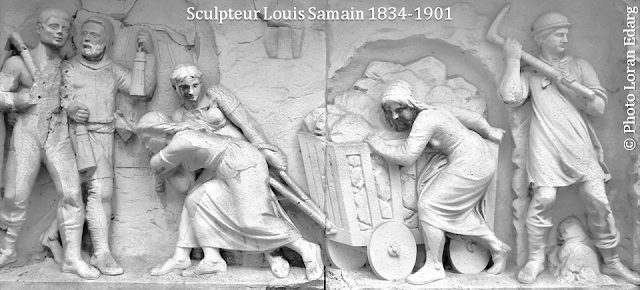 Gare du Midi 1869-1949 - Bruxelles disparu - Hauts-reliefs du portique - Sculpteur Louis Samain - Que sont-ils devenus après la destruction de l'ancienne gare du Midi ? - Bruxelles-Bruxellons