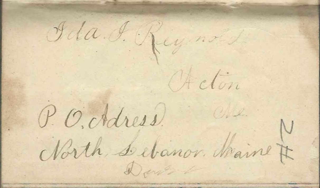Heirlooms Reunited October Entries in the 1873 Diary of Ida Isadore Reynolds (18601946) of