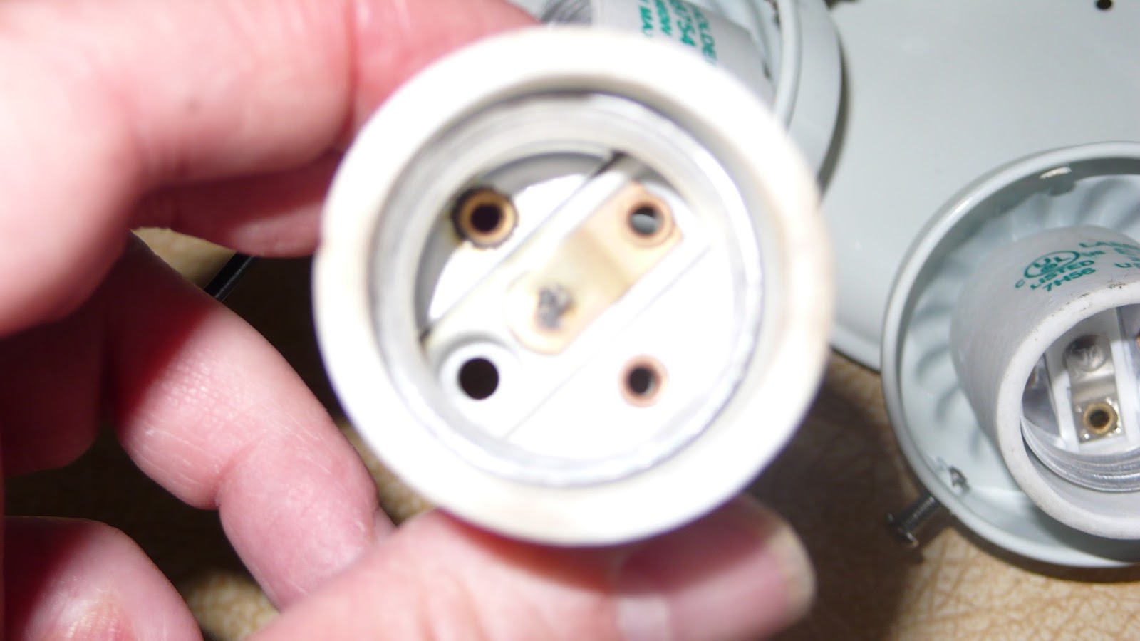 The "Secret" is Gratitude: Changing Out a Light Socket in a Ceiling Fan