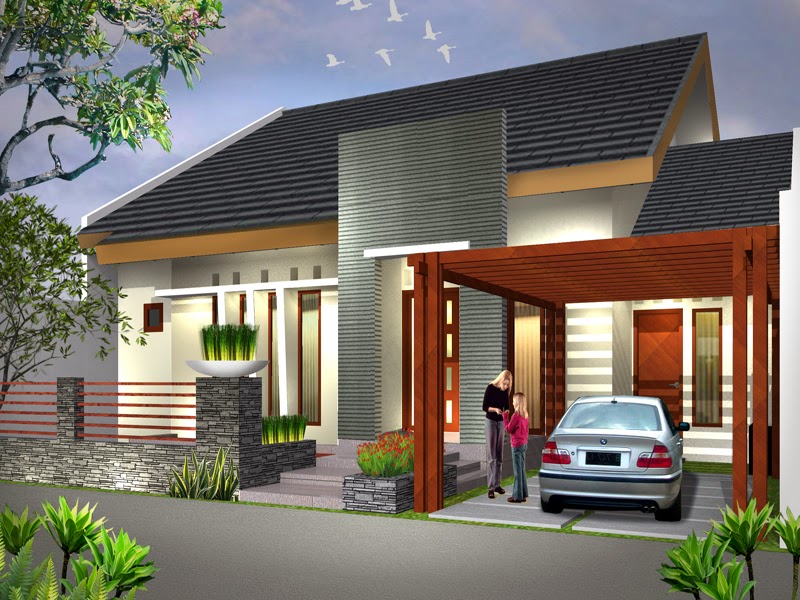 Desain Rumah Minimalis Modern 1 lantai Kumpulan Gambar ...