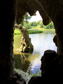 View from inside the crystal grotto, Painshill