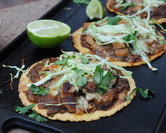 Oaxaca Tlayuda (Flat Tacos)