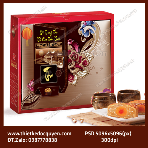 Thiết kế hộp bánh trung thu đẹp Thiết kế hộp bánh trung thu đẹp