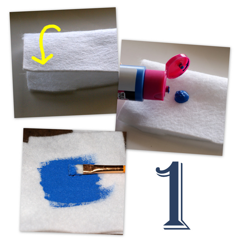 B is for Boy! Fabric Stamping Tutorial