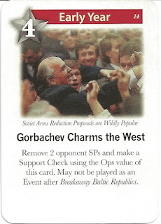 1989 Gorbachev game card