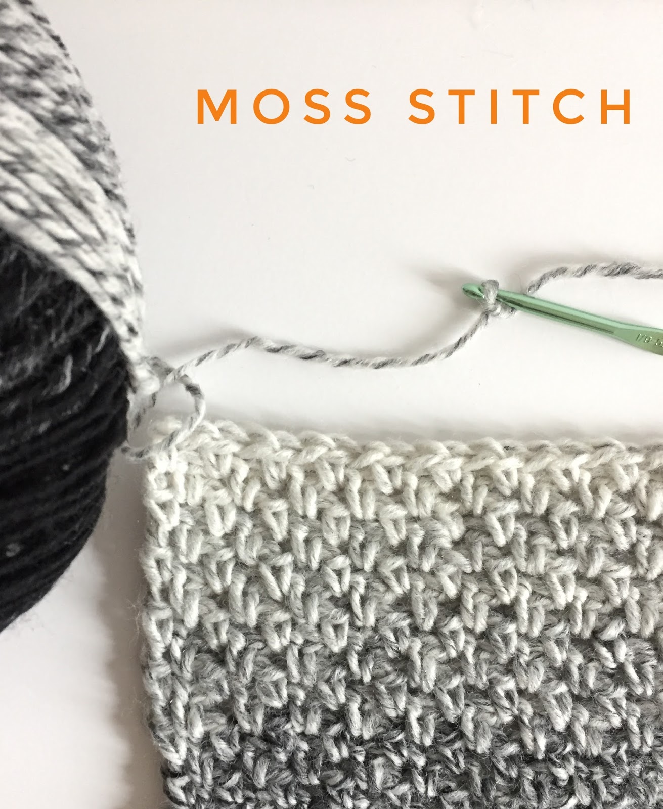 Daisy Farm Crafts: Crochet Moss Stitch